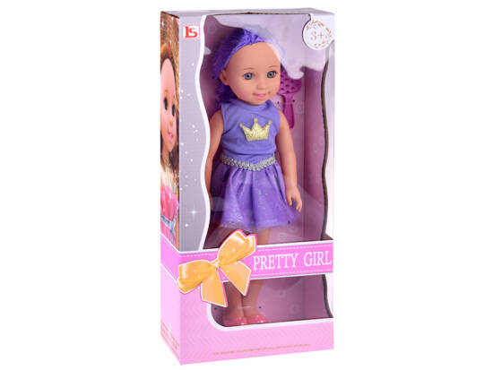 Queen of Purple Doll with purple hair 38 cm ZA4766