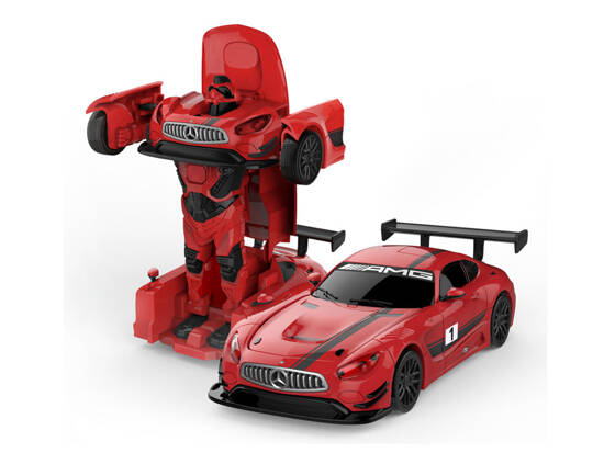 RASTAR Mercedes GT3 AMG Robot Car Transformation Light Sound ZA5135