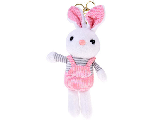 Rabbit in shorts keychain Plush mascot pendant ZA4775