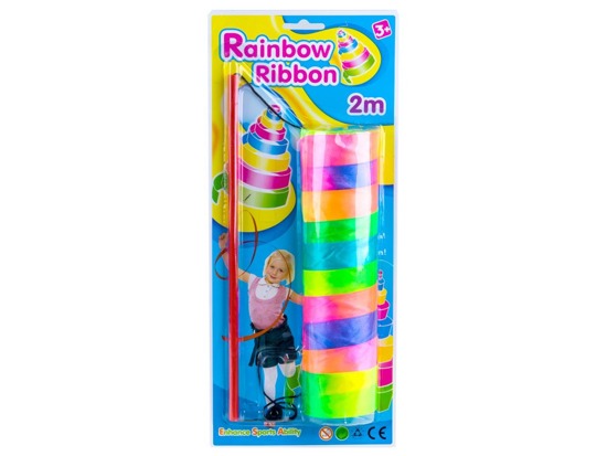 Rainbow scarf ribbon gymnast ZA2121