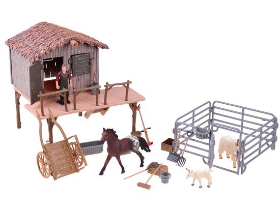 Ranch Host Horse goats animals house ZA3130