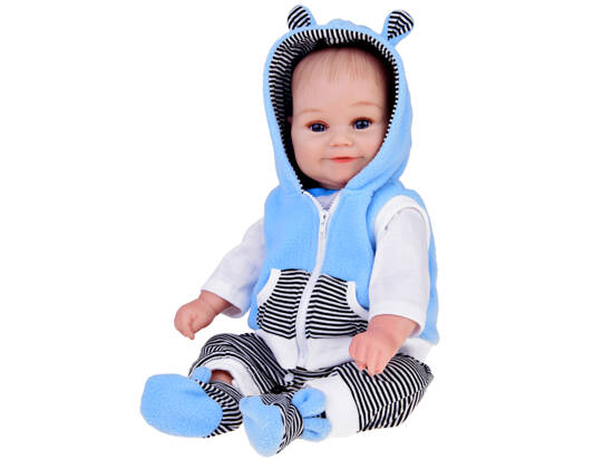 Realistic Doll Boy 50cm Adorable baby babbles and laughs ZA5357