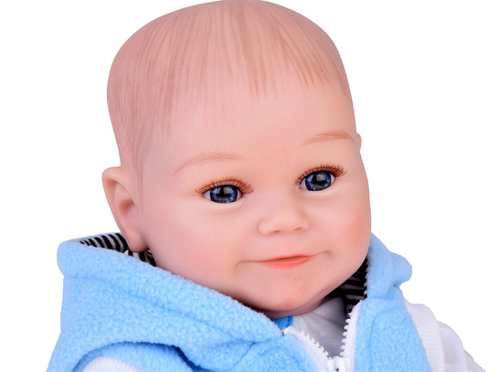 Realistic Doll Boy 50cm Adorable baby babbles and laughs ZA5357