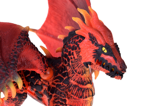 Red Dragon Figurine Majestic dragon with movable wings ZA5021