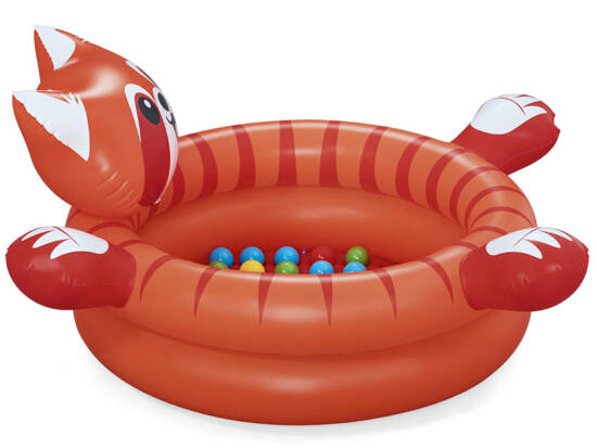 Red PANDA pool with balls 107x94cm Bestway+50 balls 52702