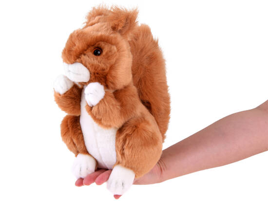 Red squirrel mascot 22cm plush 13398