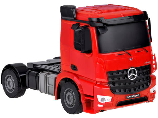 Remote control set Mercedes Truck + Trailer Excavator scale 1:26 RC0693