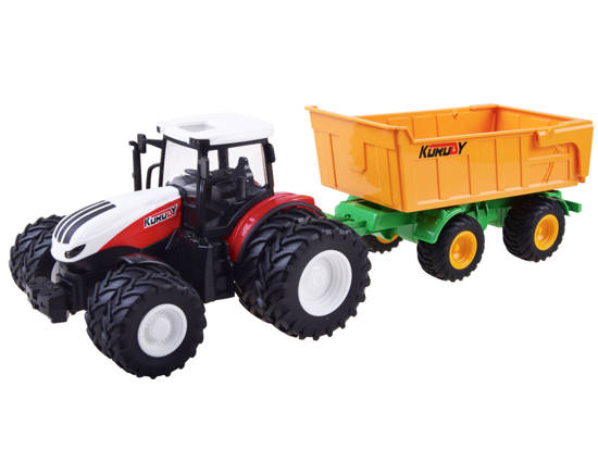 Remote control tractor rubber wheels + RC0601 trailer