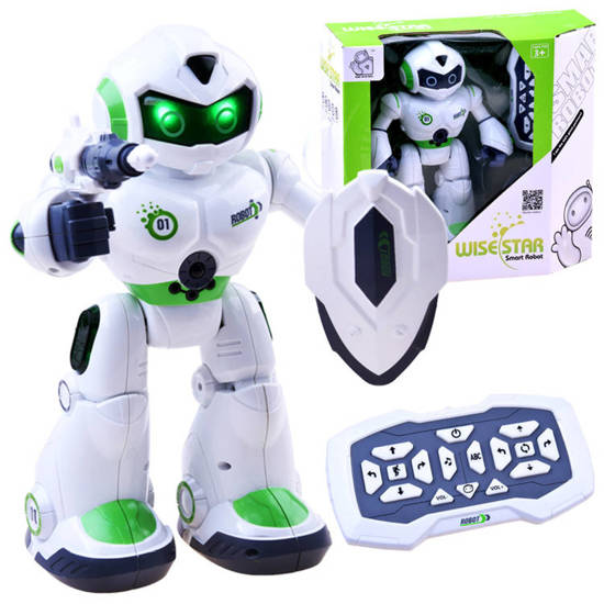 Remote controlled dancing ROBOT Learning English light + sound RC0447