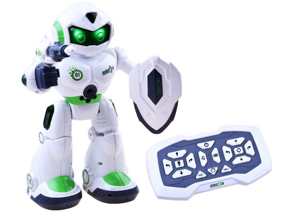 Remote controlled dancing ROBOT Learning English light + sound RC0447