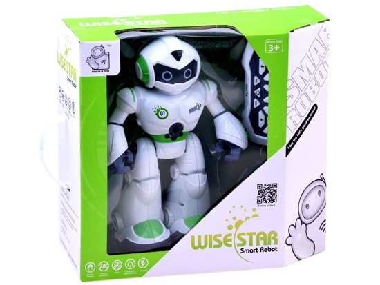 Remote controlled dancing ROBOT Learning English light + sound RC0447