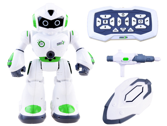 Remote controlled dancing ROBOT Learning English light + sound RC0447