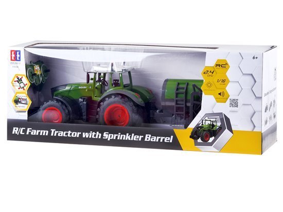 Remote-controlled tractor + water tank + pilot 2,4GHz RC0492