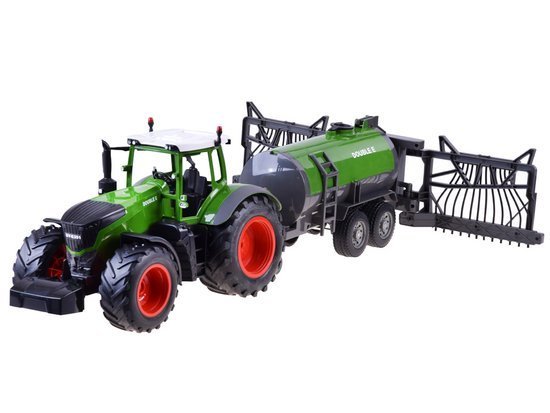 Remote-controlled tractor + water tank + pilot 2,4GHz RC0492