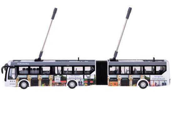 Remote controlled trolleybus 36 cm city bus RC0673