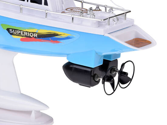 Remotely controlled sailing yacht Sailboat with remote control steering wheel RC0639