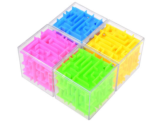 Rotating maze cube Arcade game colored cube GR0423