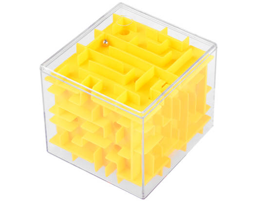 Rotating maze cube Arcade game colored cube GR0423