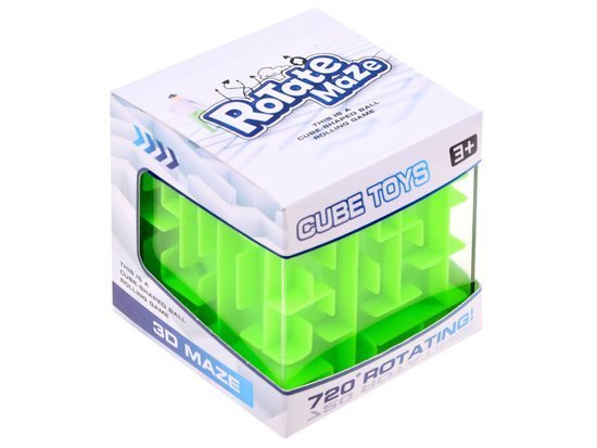 Rotating maze cube Arcade game colored cube GR0423