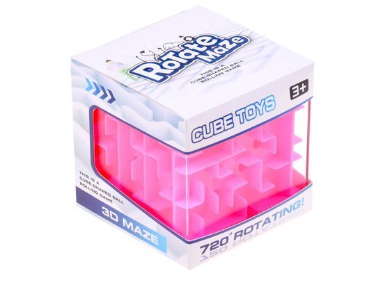 Rotating maze cube Arcade game colored cube GR0423