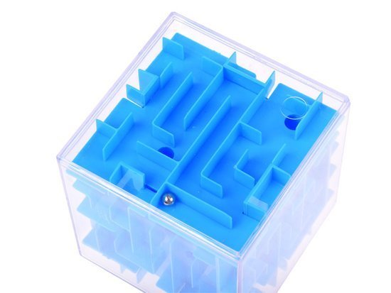 Rotating maze cube Arcade game colored cube GR0423