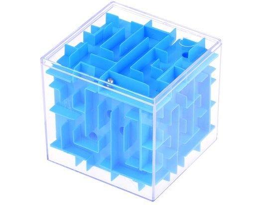 Rotating maze cube Arcade game colored cube GR0423