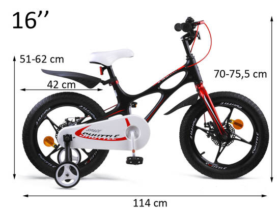 RoyalBaby Bike 16 "Space Shuttle Bike RB16-22