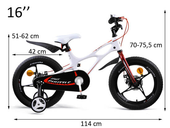 RoyalBaby Bike 16 "Space Shuttle Bike RB16-22