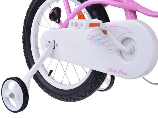 RoyalBaby Children's Bicycle 14" Little Swan, basket, side wheels RB14-18