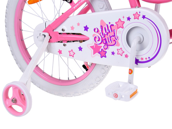 RoyalBaby Children's bicycle STAR GIRL 18" basket side wheels RB18G-1