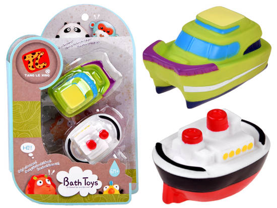 Rubber Bath Toys Ship Boat ZA4338