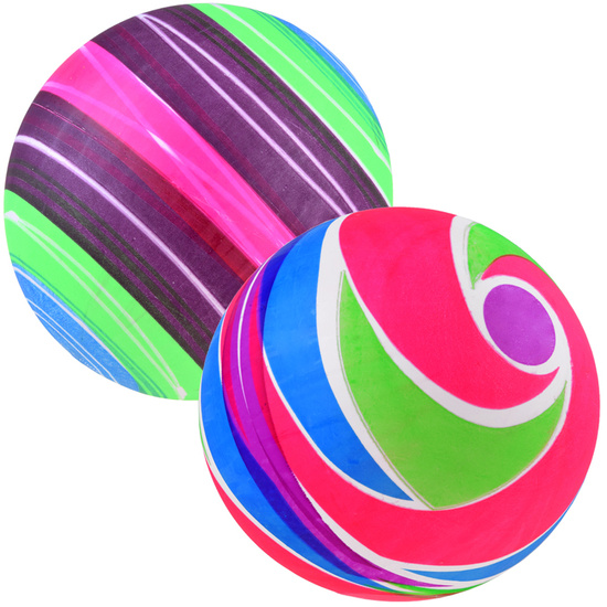 Rubber Rainbow Ball to play for children SP0714
