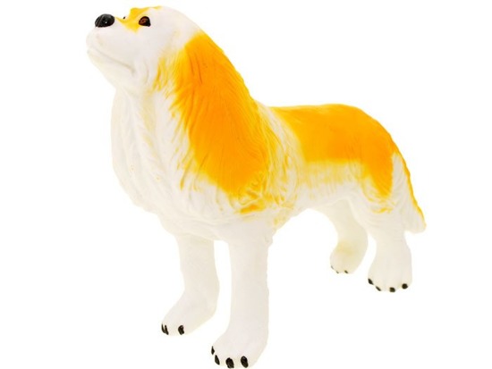 Rubber pet DOG dog figurine ZA1469