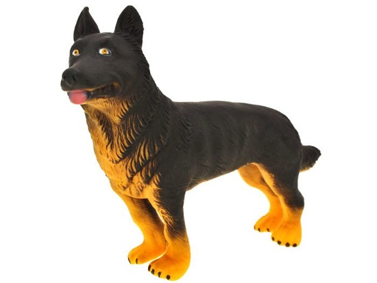 Rubber pet DOG dog figurine ZA1469