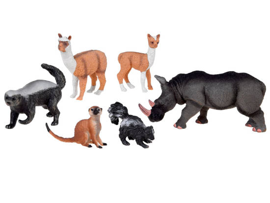 SAFARI ANIMALS SERIES Wild MAMMALS figurine set ZA4474 COLLECTION