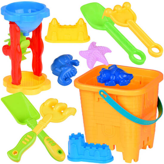 Sand set: bucket + molds + tools ZA5079