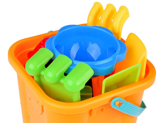 Sand set: bucket + molds + tools ZA5079