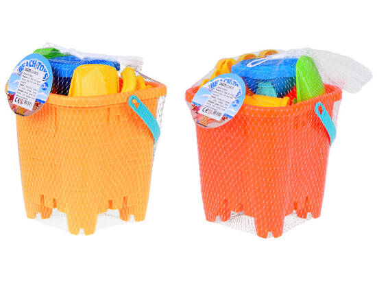 Sand set: bucket + molds + tools ZA5079