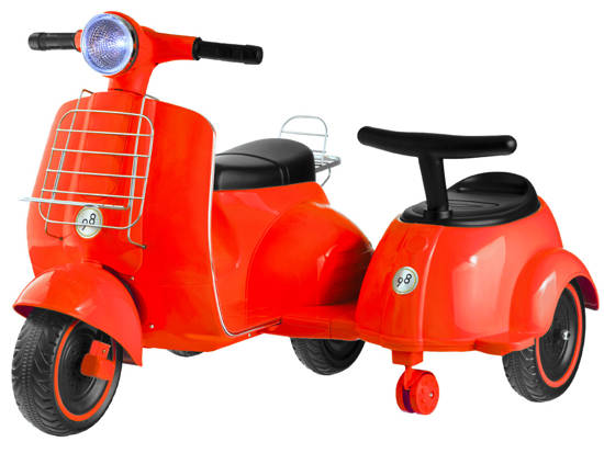 Scooter for a battery for a child + trailer PA0273