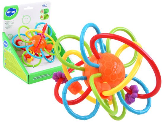 Sensory teether for a baby rattle ZA2377