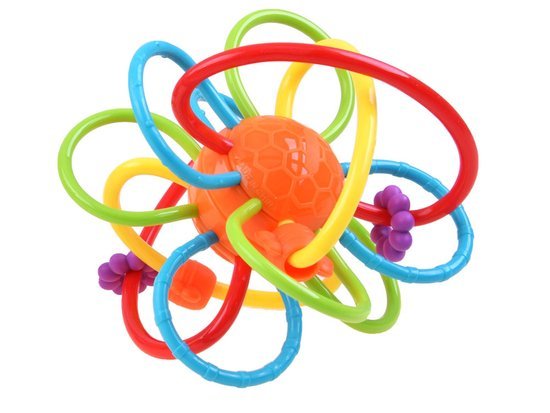 Sensory teether for a baby rattle ZA2377