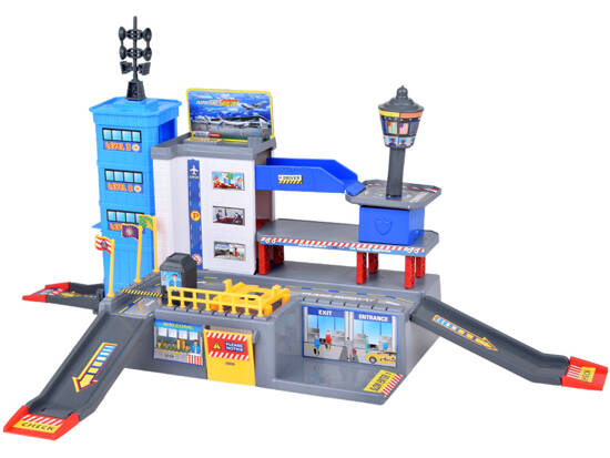 Set Airport Parking Plane Cars + Mat ZA5395