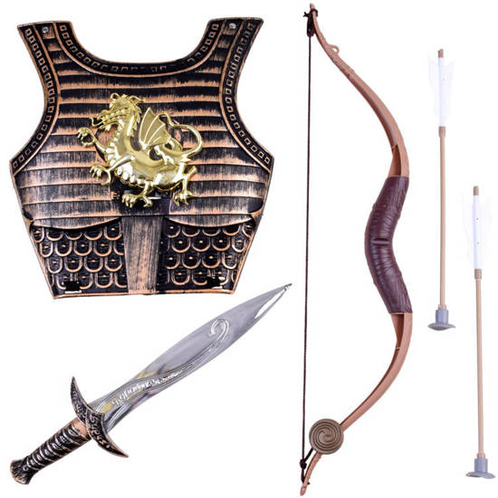 Set Bow, sword, armor for the archer ZA3936