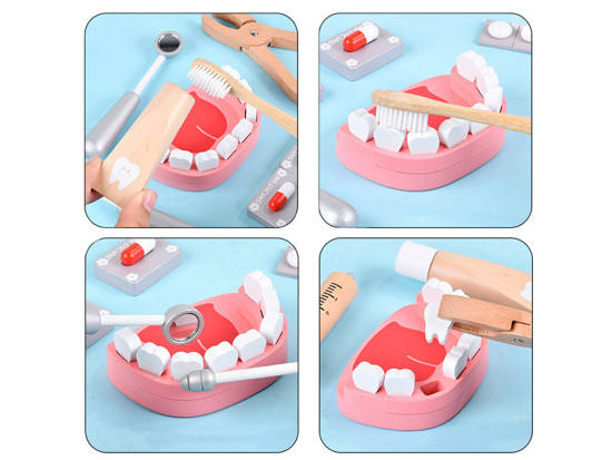 Set LITTLE DENTIST wooden accessories ZA4718