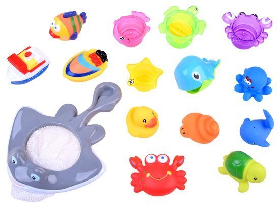 Set for water cups boats animals mesh ZA2939