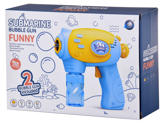 Set of 2 soap bubble guns Colorful Magic for Children ZA4938 ZI