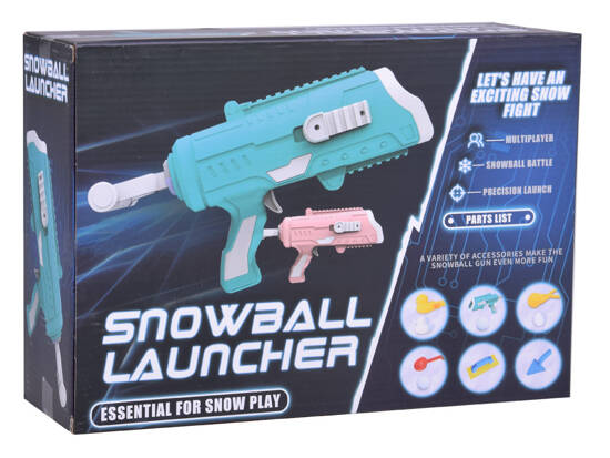 Set of 6 in 1 Snowball gun + accessories for making balls Shapes ZA5505