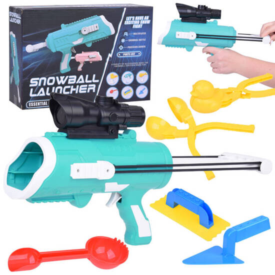 Set of 6 in 1 Snowball gun + accessories for making balls Shapes ZA5505