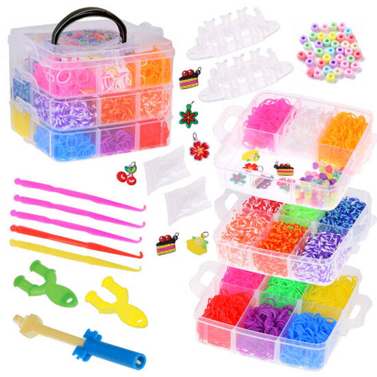 Set of Magic Erasers Beads for making bracelets 4500 pcs ZA 5299