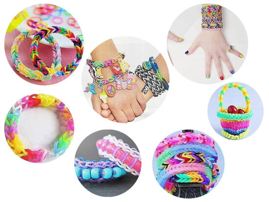 Set of Magic Erasers Beads for making bracelets 4500 pcs ZA 5299